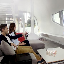 Decorative Tissue Box with Beaded Feet Cosmetic Tissue Box, White, 20 x 13.5 x 9 cm