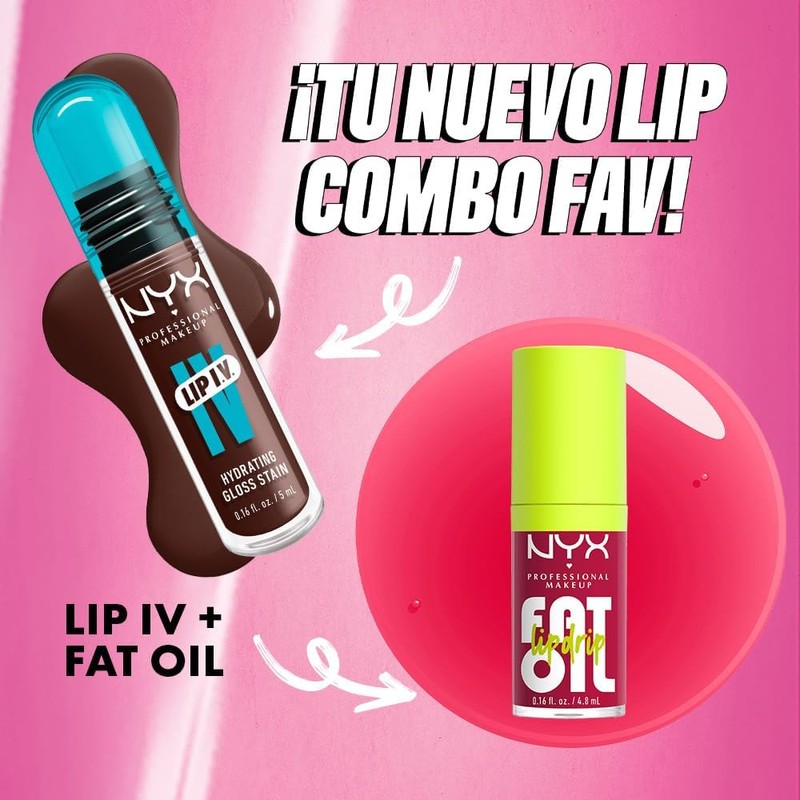 NYX Fat Oil Lip Drip + Lip IV Gloss Serum