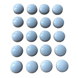 20 x Screw Cover Caps for No 6-8 Gauge Screws, Firm Clip-On Type (Light Grey)