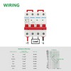Wengart PV Circuit Breaker DC1000V 4-Pin 16A DC Miniature Circuit