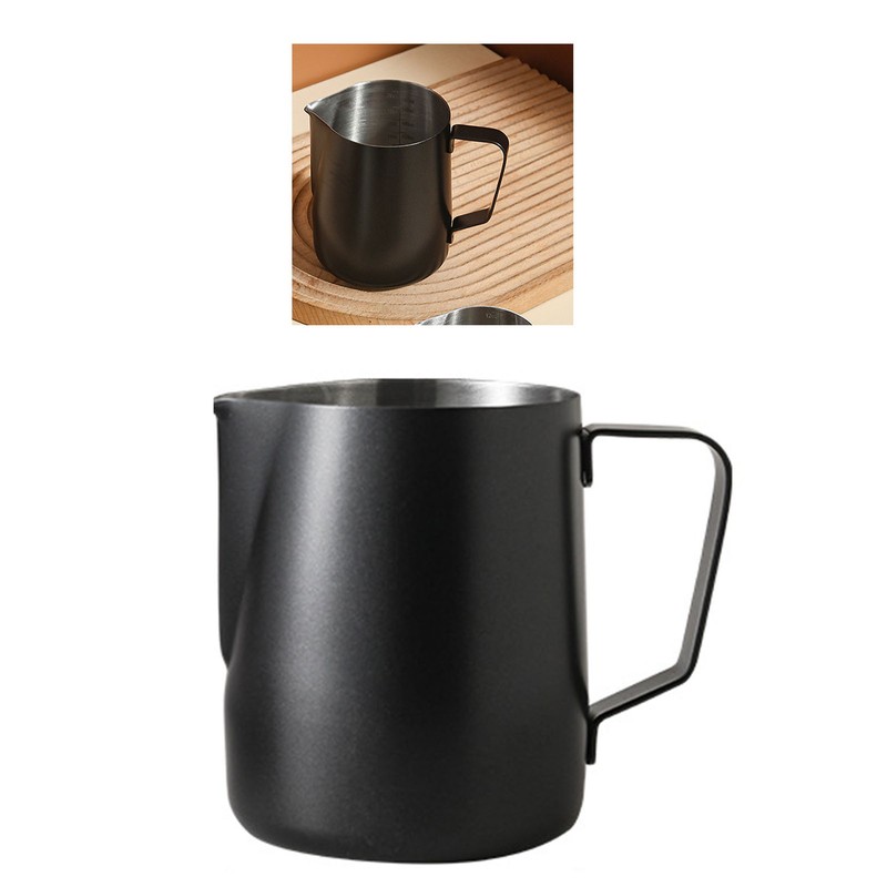 Milk Pitcher 304 Stainless Steel with Scale Thickened Design 350ml