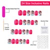 Summer Press on Nails Short Square SWEKKE Pink Fake Nails