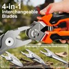 Preciva 4-in-1 Garden Pruning Shears, Gardening Shears with 4 Size