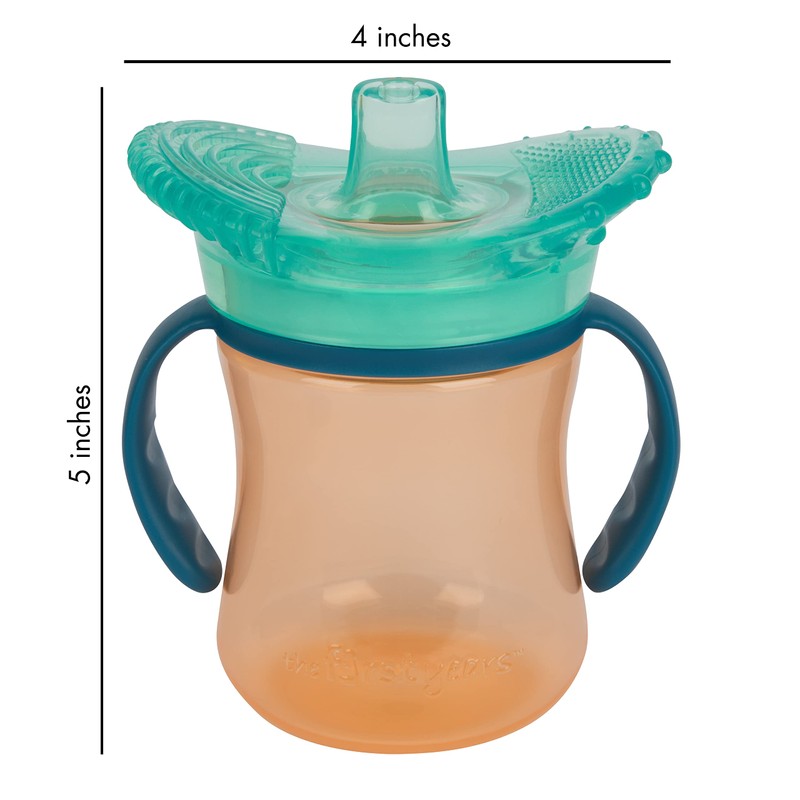 The First Years SenseAbles Teethe-Around Sensory Trainer Cup, 7 oz,