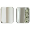 Balcony Door Handle Aluminium in White or Black + Roto