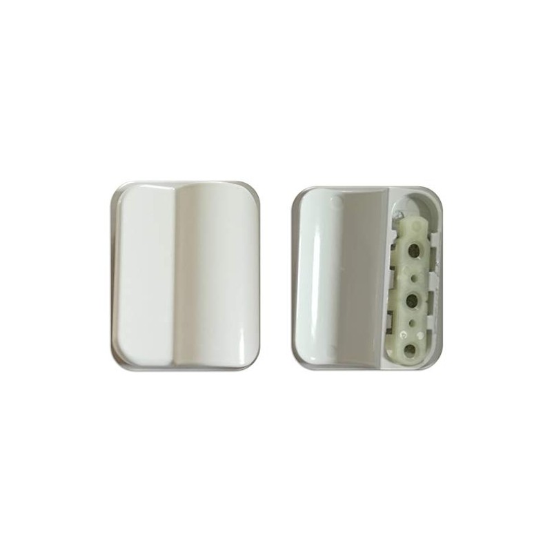 Balcony Door Handle Aluminium in White or Black + Roto
