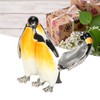 Penguin Couple Ornament Desktop Crafts Collection Decor Penguin Jewellery Storage