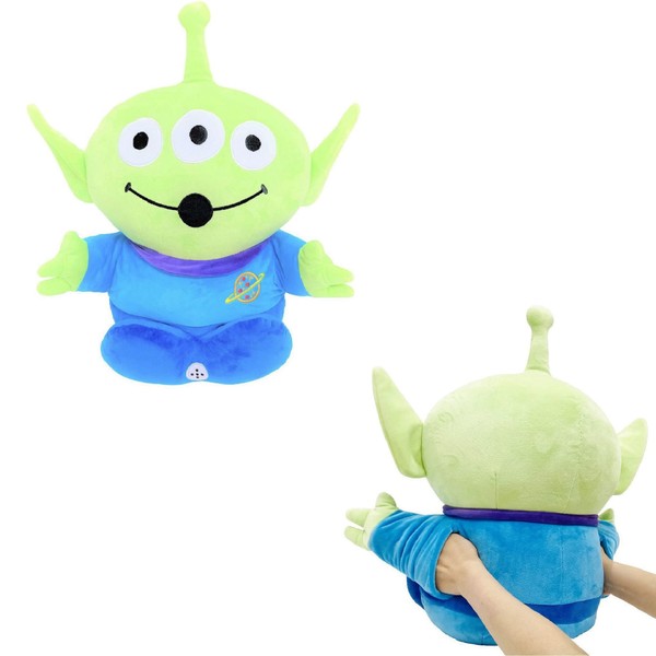 Toy Story Little Green Men Hugging Pillow with Puppet, PaPePi, 19.7 inches (50 cm)