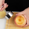 Gatuida 2pcs Apple Corer Pepper Remover Corer Remover Apples Peeler