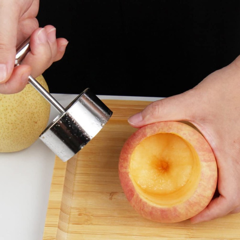 Gatuida 2pcs Apple Corer Pepper Remover Corer Remover Apples Peeler