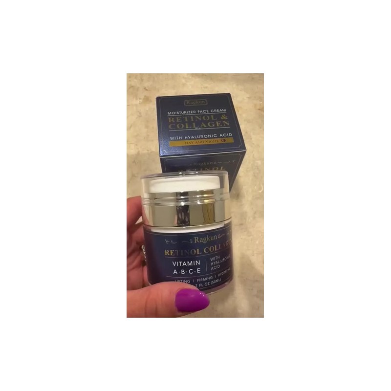 Crema Antiarrugas 50ml, Con Retinol Y Ácido Hialurónico