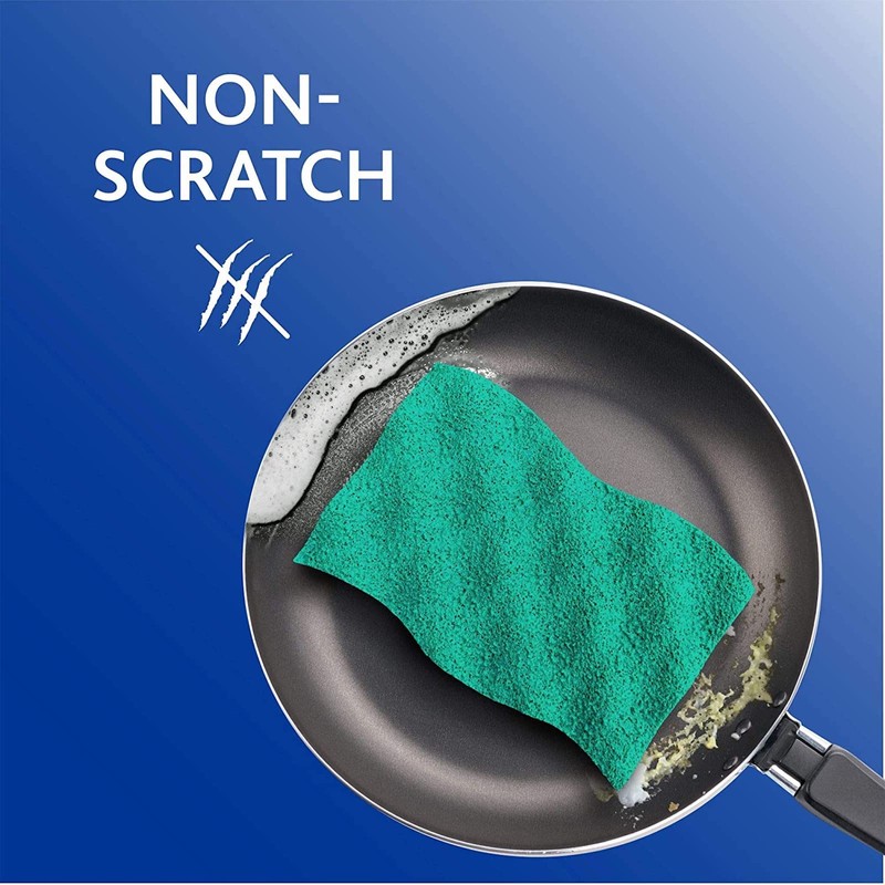 O-Cedar Scrunge Non-Scratch Scrub Sponge (Pack of 6) Multi-Use, All-Purpose,