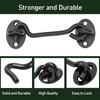 Barn Door Lock, 2 Pack 4” Barn Door Latch, Heavy