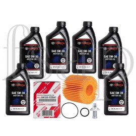 Original Equipment Oil Filter Genuine Toyota oil change kit for 2020 Toyota TACOMA 3.5L V6 engine oil 5w30