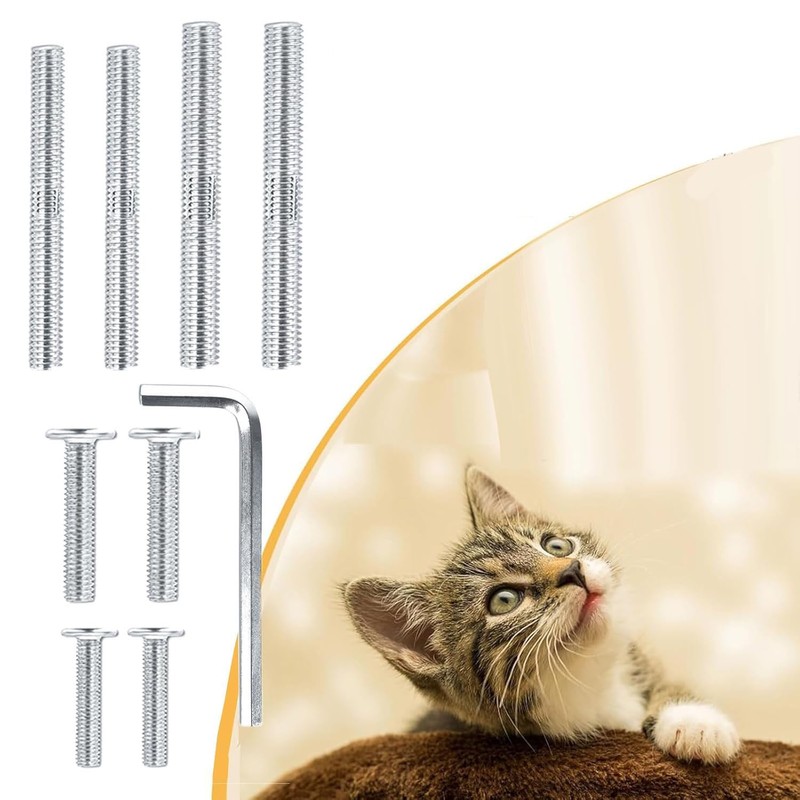 Taicols Cat Scratching Screws Double End Bolt Replacement Material M10