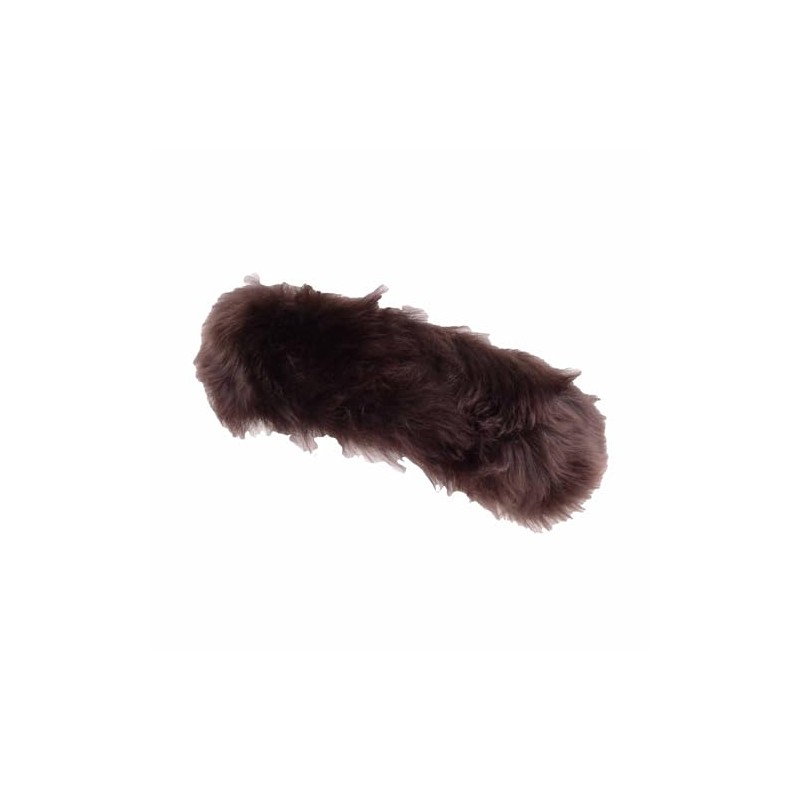 SNUGRUGS Luxury Ladies Real Sheepskin Ski Headband Brown Brown One