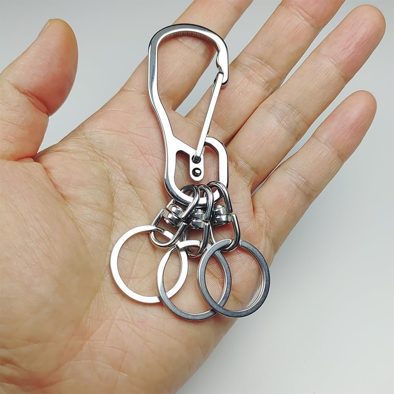 LABEN Quick Release Key Chain With Three Key Rings