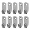 10pcs Heavy Duty Hanger 304 Stainless Steel Wall Mounted Mini