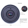 Lafocuse 12 Inch 3D Numbers Silent Colorful Kids Wall Clock