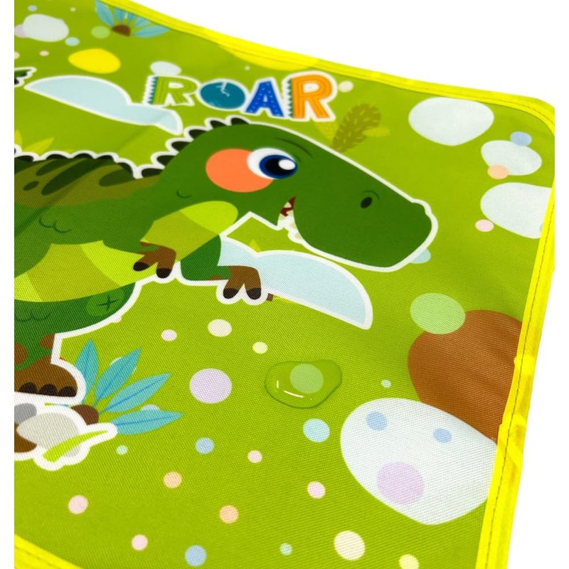 Dinosaur Waterproof Fabric Placemat, Table Placemat, Washable and Heat Resistant,