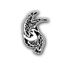 Sticker Odin's Raven Hugin Viking Germanic Crow 7 x 4