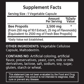 마이라이프 퓨어 프로폴리스 2500mg 120야채캡슐 MyLife Pure Propolis 2500mg 120 Vegetable Capsules