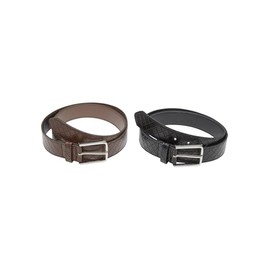 Urban Classics Men's Belt, Black/Silver+Brown/Silver