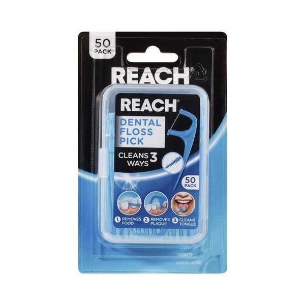 Reach Dental Floss Pick | 50 Pack