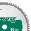 TOMAX 8-1/4-Inch 80 Tooth TCG Thin Aluminum and Non-Ferrous Metal