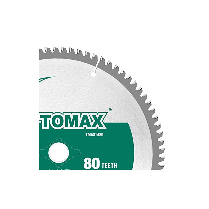 TOMAX 8-1/4-Inch 80 Tooth TCG Thin Aluminum and Non-Ferrous Metal