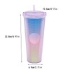 Floatdream Reusable Double-Walled Plastic Drinking Cup, 710 ml Drinking Cup