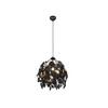 LED Pendant Light Dimmable Lampshade Diameter 38 cm Leaves Design