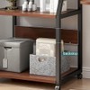 MegaChoice 3 Tier Printer Stand, Mobile Printer Table with Storage