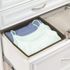 mDesign Set of 2 Fabric Storage Boxes - Wardrobe Organiser