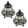 PHILTOP 513284 x2 Front Wheel Bearing Hub Assembly Compatible with