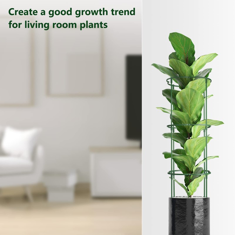 12Packs Plant Support Stake Half Round Plant Support, Stackable 3