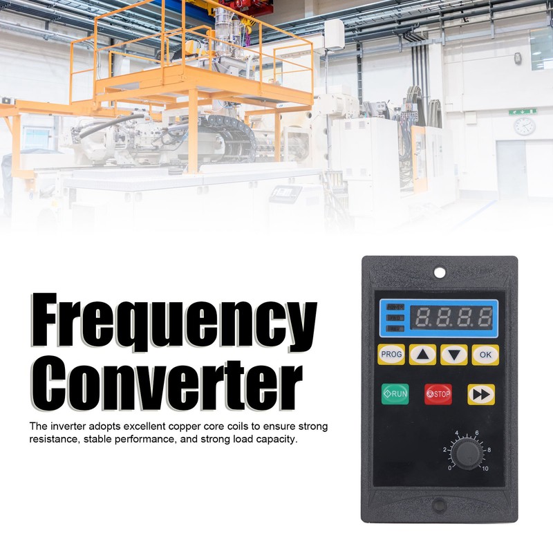 Variable Frequency Drive Converter 1.1KW Motor Inverter 1PH 176‑264V Input