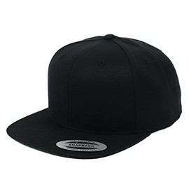Flex-Fit Cap, Men's, Women's, YUPOONG YP CLASSICS PREMIUM SNAPBACK CAP Hat, Black