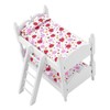 1:12 Doll House Mini Furniture Children Bedroom Model Bunk Bed
