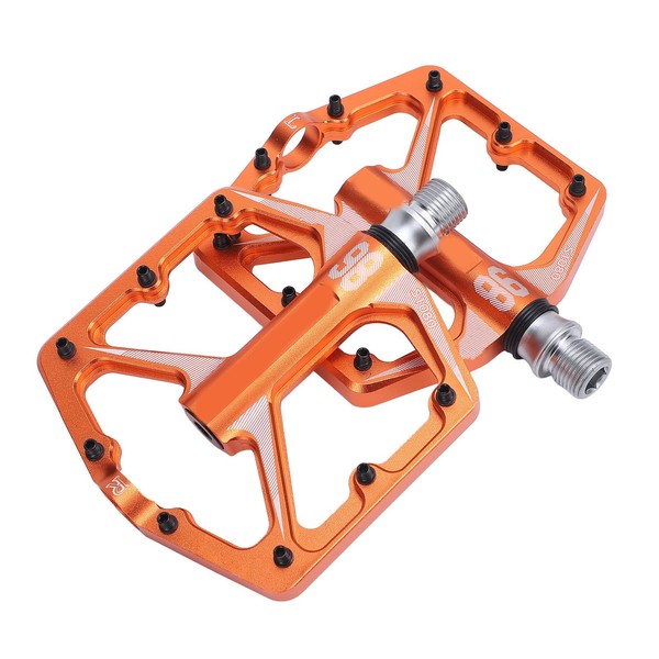 MT B/Road Pedals, Mountain Bike Pedals, 3 Bearing Non-Slip Lightweight,