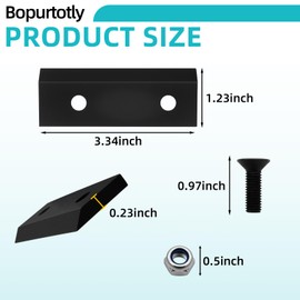 981-0490 781-0490 742-0544 942-0544 High-speed steel forging manufacturing Blade Chipper Knife Compatible with MTD, Troy-Bilt, Craftsman, Huskee, Yard Machines Chipper Shredder 742-0653（ 2 PACK）