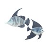 FRANK FLECHTWAREN Wall Decoration Fish Set of 2 Metal Dimensions: 28 x 28 cm, 36 x 27 cm
