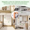 Vkania Magnetic Cabinet Locks Baby Proofing - Baby Safety Latches