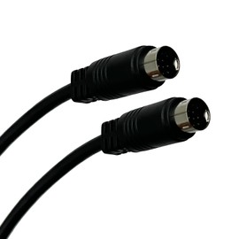 Seadream S-Video 9-Pin Mini DIN Male to Male Cable for TV Receiver Monitor Projector Audio and Video Receiver etc (10ft)