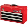 CRAFTSMAN 20-in Wide 3 Drawer Metal Tool Box With Ball-Bearing