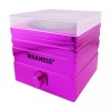 Waxness Face Waxing Kit with Mini W-Cube Metallic Fuchsia