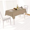 sancua 100% Waterproof Rectangle PVC Tablecloth - 52 x 70