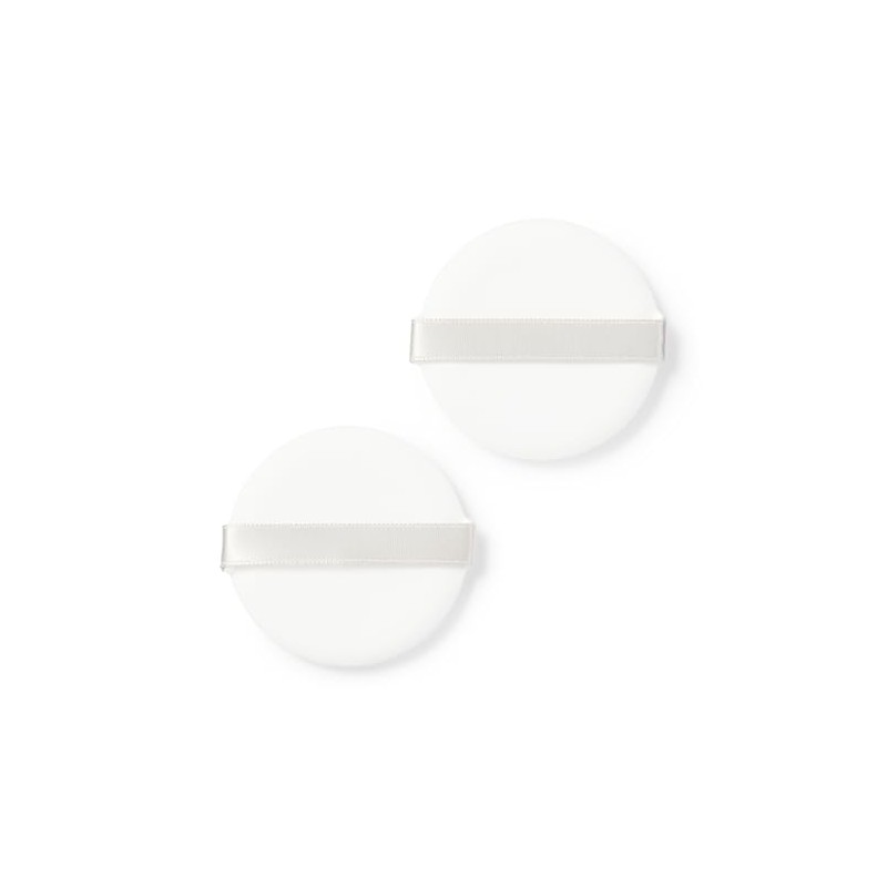 MUJI 84275203 Cushion Foundation Puff, Pack of 2
