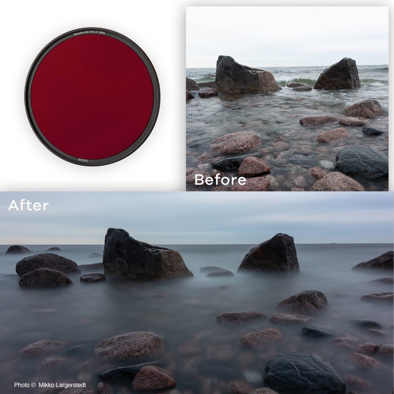 Haida ND1000 Filter - 77mm Neutral Density Filter with Nano