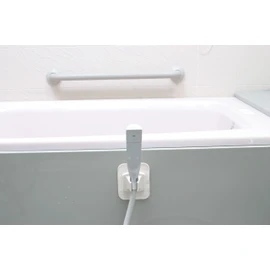 skeleton orange water-based shower hook